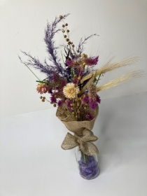 Colourful Mini Dried Flower Arrangement